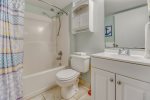 Bathroom with tub/shower combo 